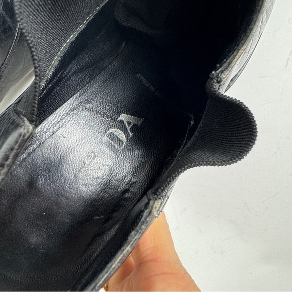 Prada leather kitten heels pump Y2K - Picture 9 of 11